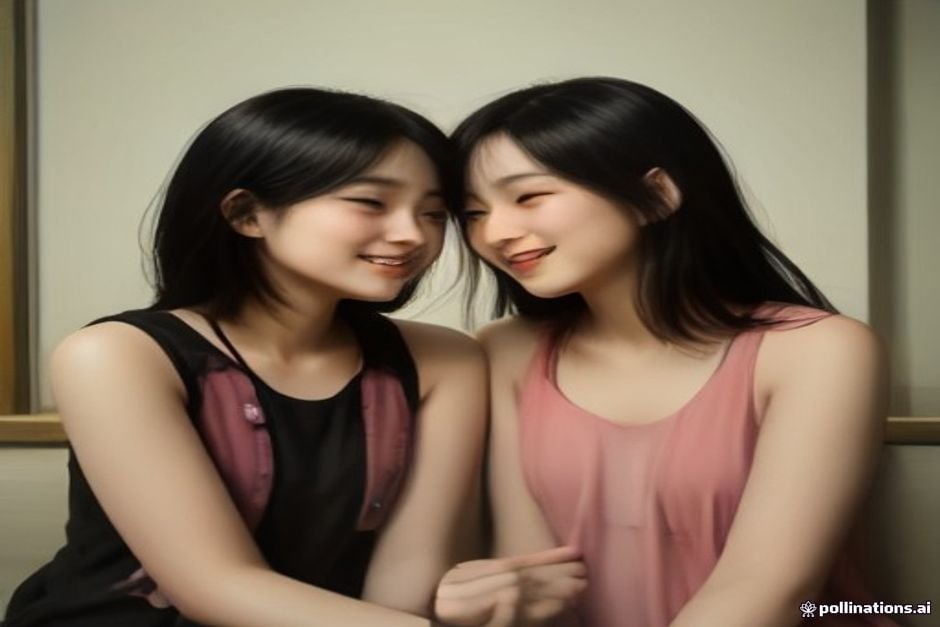 Siblings enjoying authentic conversation and smiling